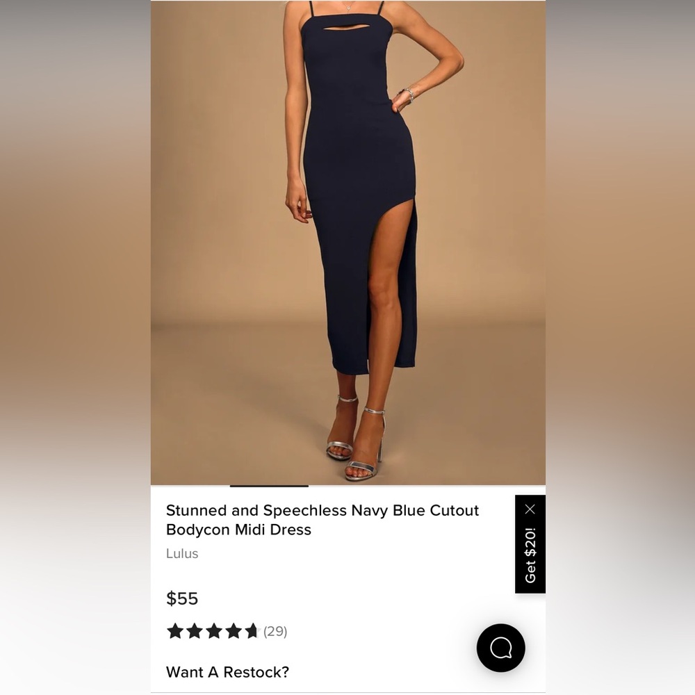 Lulu’s Navy Dress